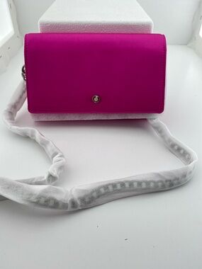J. Crew Fuchsia Crossbody Wallet